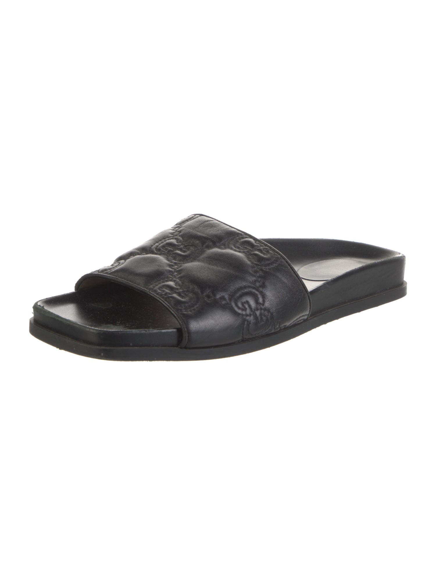 Gucci Leather Slides